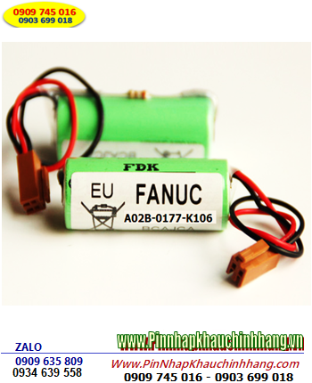 FANUC A02B-0177-K106, Pin FANUC A02B-0177-K106 lithium 3v Made in Japan